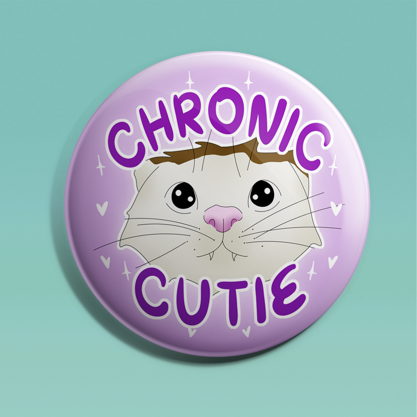Chronic Cutie Cat Badge