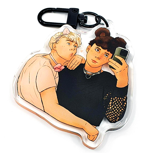 Dan and Phil Keychain