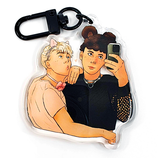 Dan and Phil Keychain