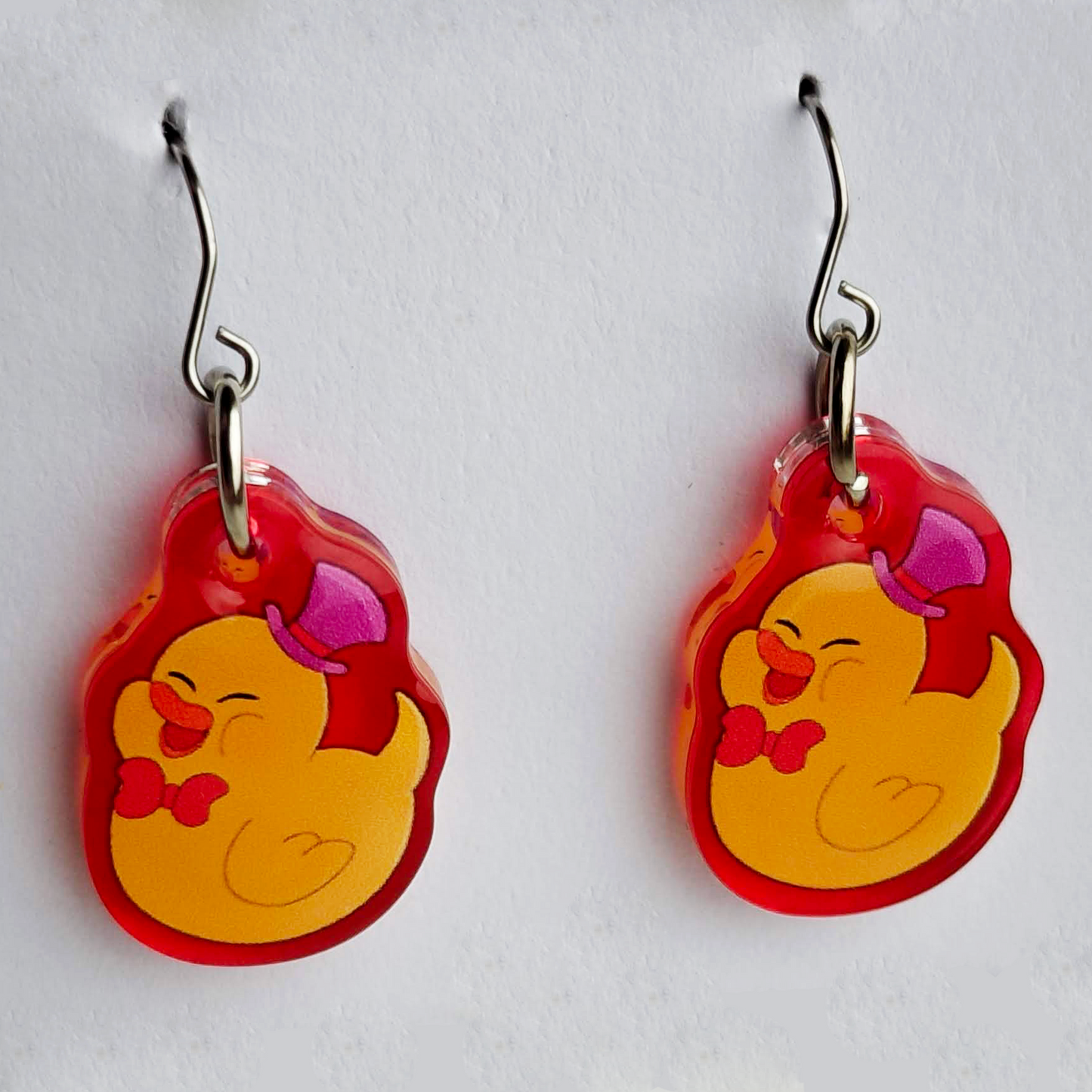 Duck Earrings