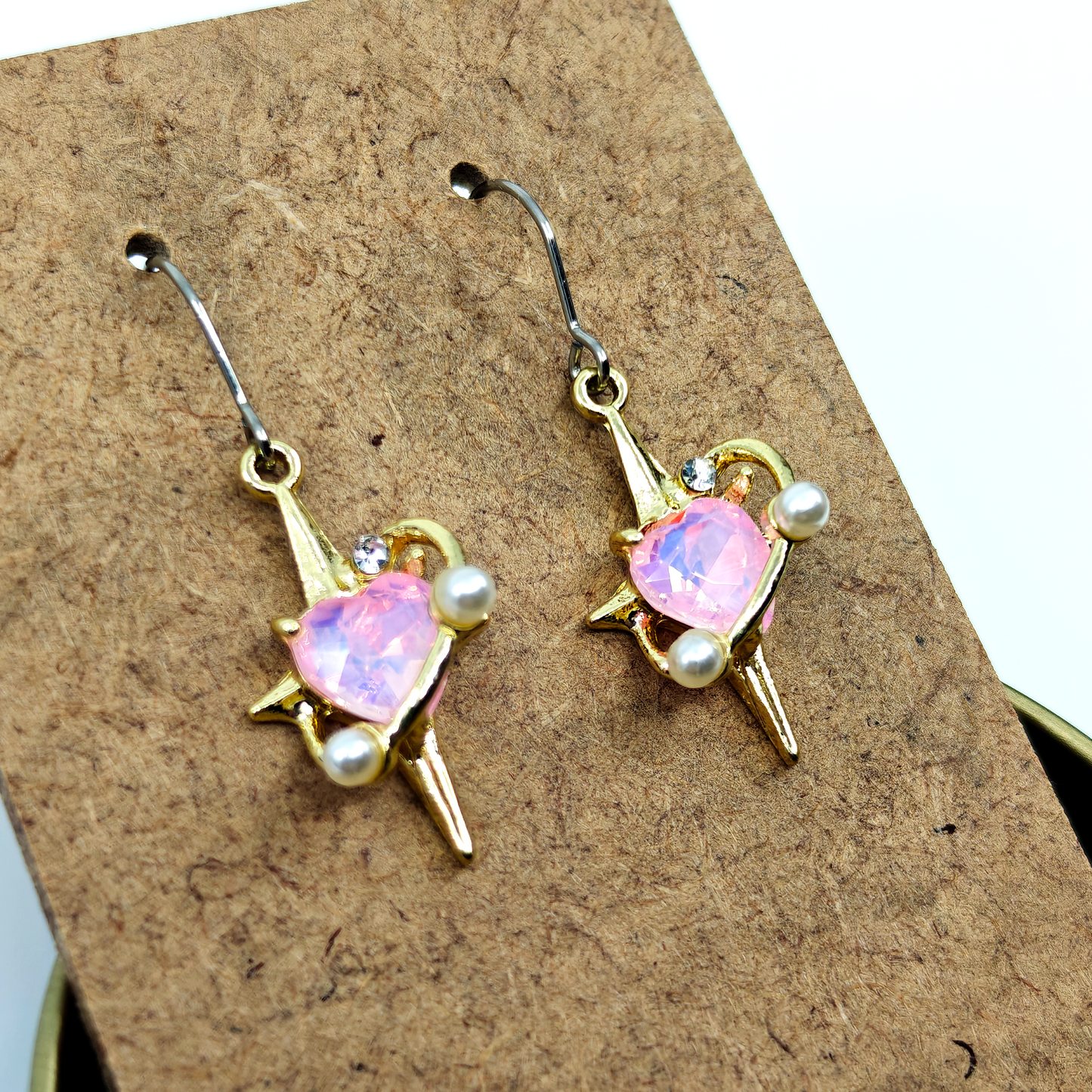 Golden Hearts Earrings