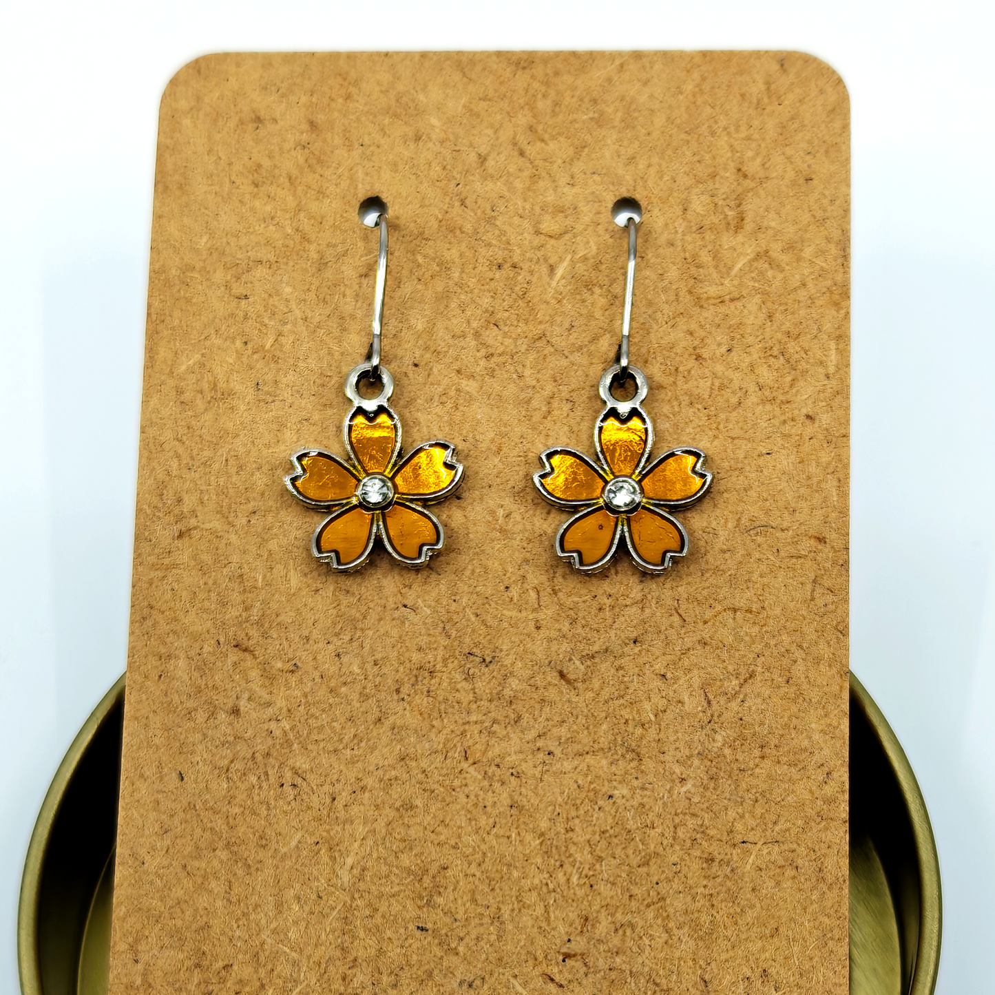 Gold Flowers Earrings