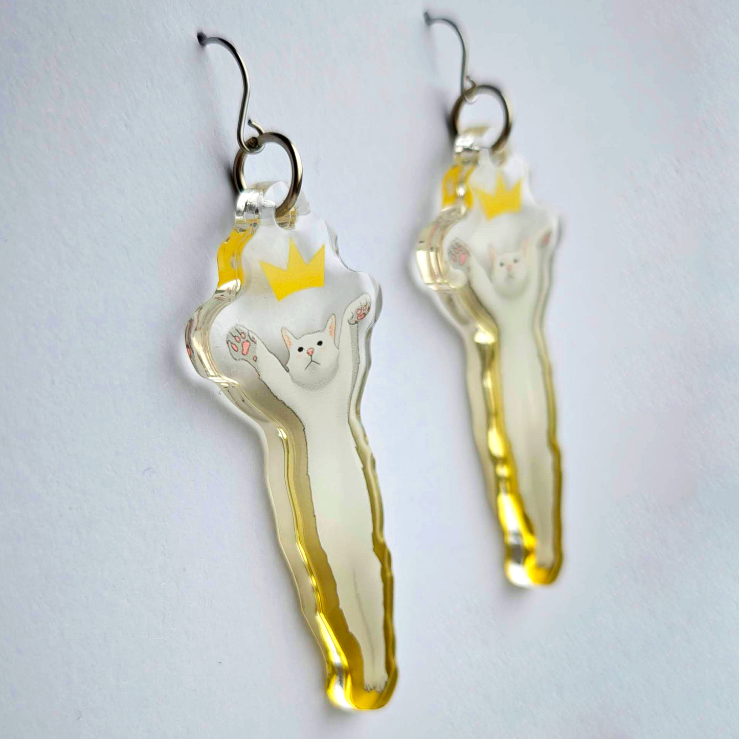 Long Cat Earrings