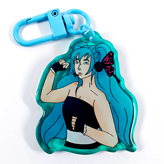 Hatsune Miku Vocaloid Keychain