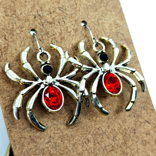 Red Spider Earrings