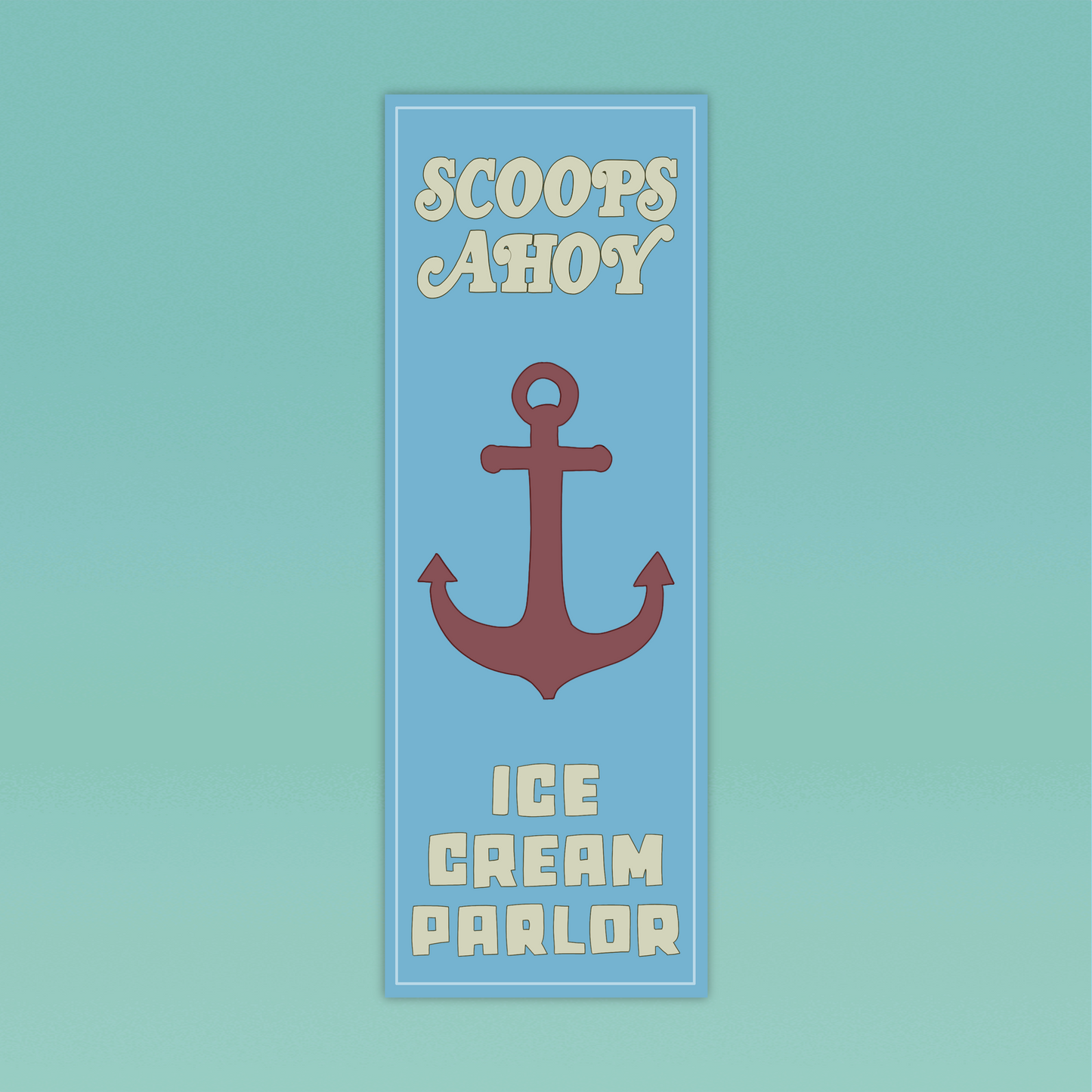 Scoops Ahoy Bookmark