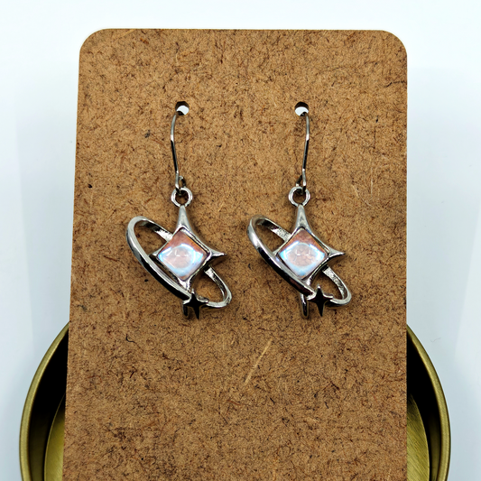 Silver Star Earrings