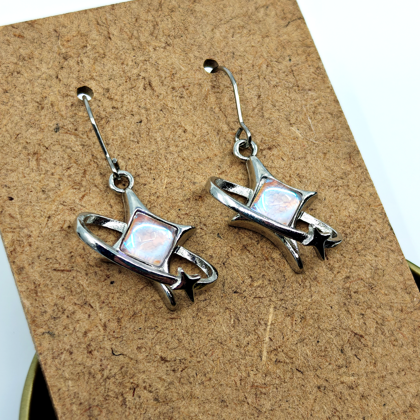 Silver Star Earrings