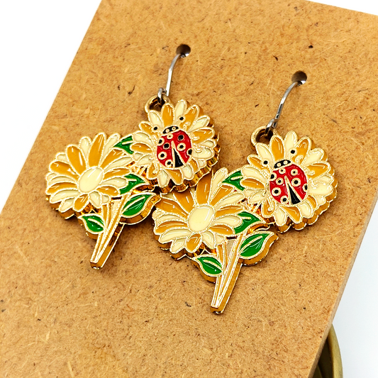 Ladybug Earrings