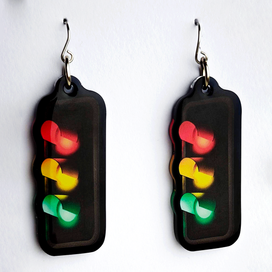 Traffic Lights Earrings