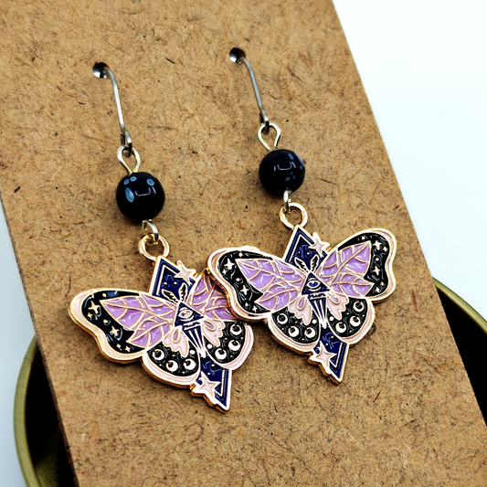 Magical Moth Earrings