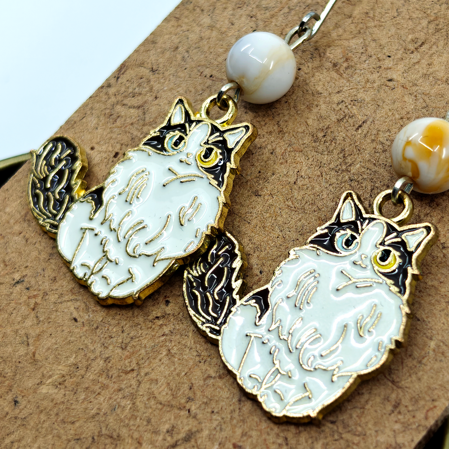 Fluffy Cat Earrings