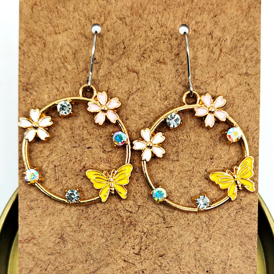 Yellow Summer Earrings