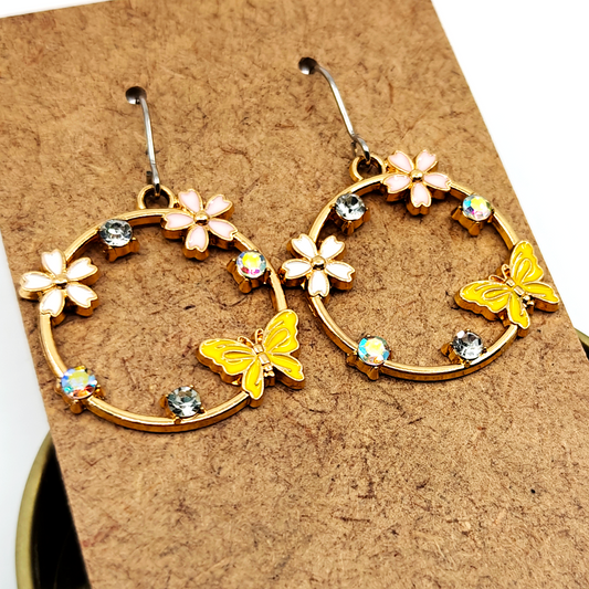 Yellow Summer Earrings